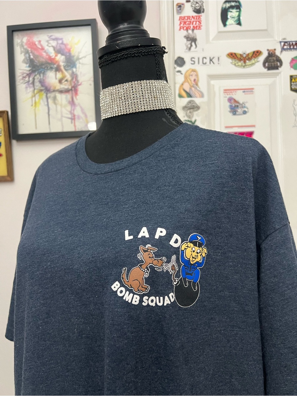 Next Level Apparel Dark Navy XXL T-Shirt with White Tag